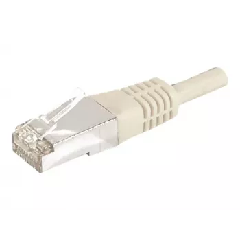EXERTIS CONNECT CAT.6a F/UTP patch kabel, 0,3 m, sivi, 10 Gbps 859501