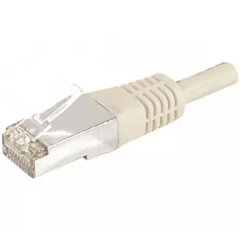 EXERTIS CONNECT Cat.6a F/UTP patch kabel, 1,5 m, sivi, 10 Gbps, Slim Snagless Boot 859504