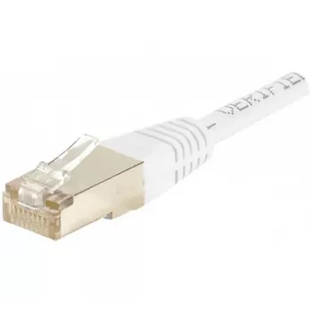 EXERTIS CONNECT Cat.6 S/FTP PiMF Patch Cable, White, 0.7 m 856842