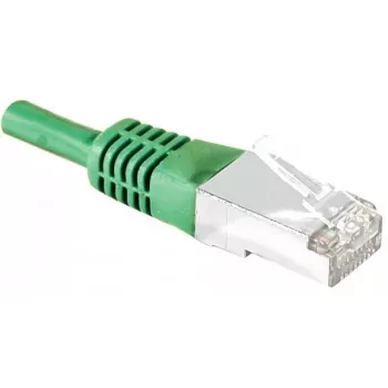 EXERTIS CONNECT S/FTP Cat.6 Patch Cable, PiMF, Green, 5.0 m 856884