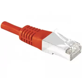 EXERTIS CONNECT Cat6 S/FTP PiMF Patch Cable, RJ45, Red, 10 m 856892