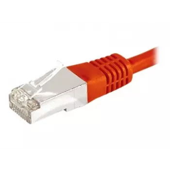 EXERTIS CONNECT Cat6a F/UTP patch kabel, 3m, crveni, 10 Gbps, Slim Bend Protection 859536