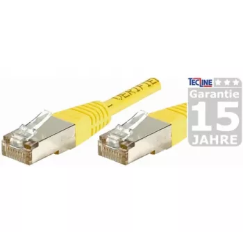 EXERTIS CONNECT 856933 Cat.6 S/FTP PiMF patch kabel, 30 m, žuti, Slim Boot