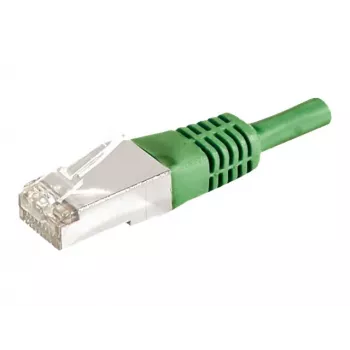 EXERTIS CONNECT Cat.6a F/UTP patch kabel, 0,15 m, zeleni, 10 Gbps 859545