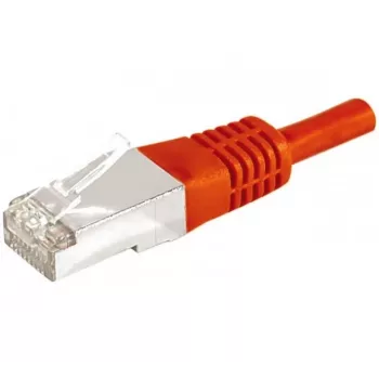 EXERTIS CONNECT Cat.6a F/UTP patch kabel, crveni, 0,5m, 10 Gbps, Slim Snagless Boot 859532