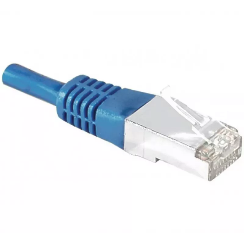 EXERTIS CONNECT Cat.6A S/FTP patch kabel, 1m, plavi 858316