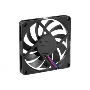 Exertis Connect 80 mm ventilator kućišta – klizni ležaj, 3-Pin, crni, 910191