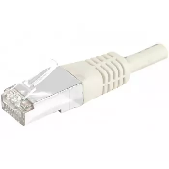 EXERTIS CONNECT Cat6 S/FTP patch kabel, PiMF, sivi, 0,5 m, Slim Snagless 856828