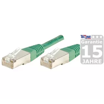 EXERTIS CONNECT S/FTP (PIMF) CAT.6A Class EA patch kabel, zeleni, 25,0 m, Slim Snagless Boot 858355