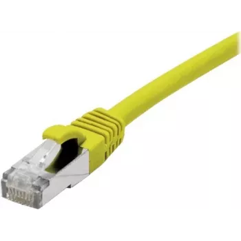 EXERTIS CONNECT S/FTP Cat 6A patch kabel, žuti, 0,15 m, Slim Snagless Boot 858417