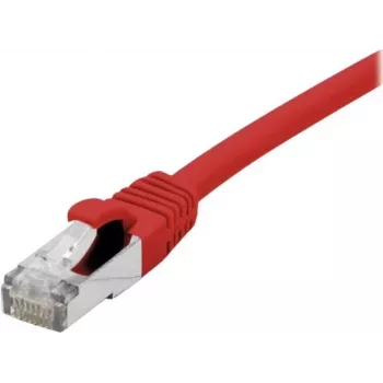 EXERTIS CONNECT Cat 6A S/FTP patch kabel, crveni, 0,5 m, Slim Snagless Boot 858467