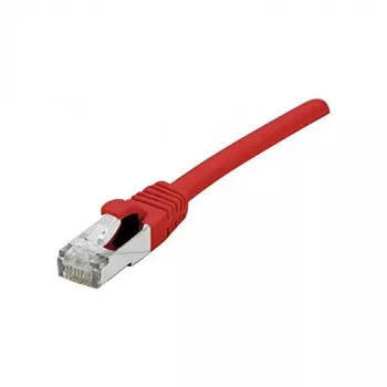EXERTIS CONNECT Cat 6A S/FTP patch kabel, crveni, 0,5 m, Slim Snagless Boot 858467