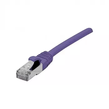 EXERTIS CONNECT Cat 6A S/FTP patch kabel, ljubičasti, 15 m, Slim Snagless Boot, 10 Gbps 858523