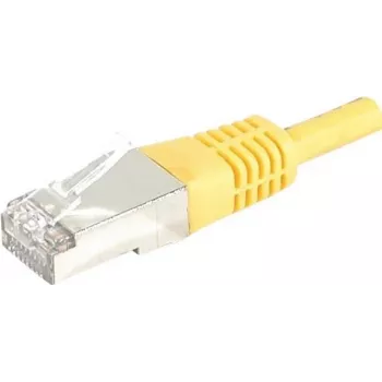 EXERTIS CONNECT 858336 Cat.6A S/FTP patch kabel, 7,5 m, žuti, Slim Boot
