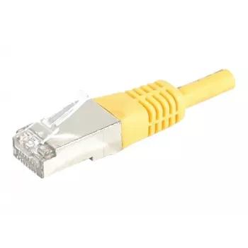 EXERTIS CONNECT 858336 Cat.6A S/FTP patch kabel, 7,5 m, žuti, Slim Boot