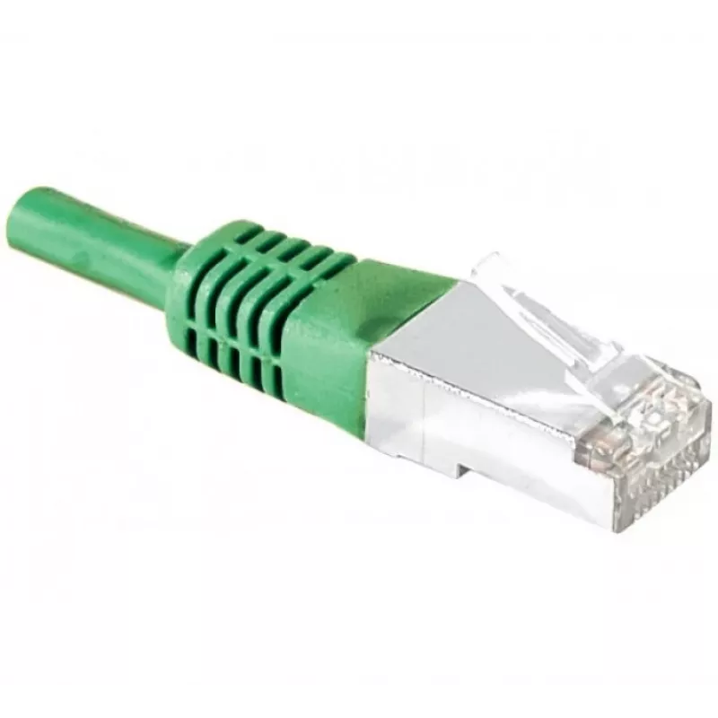 EXERTIS CONNECT Cat.6A S/FTP patch kabel, 2m, zeleni 858348