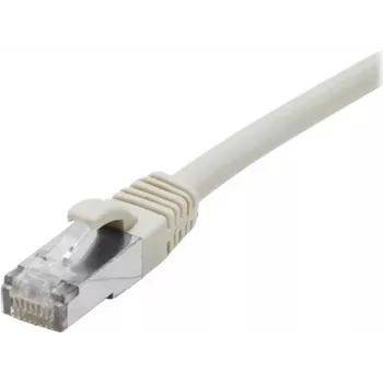 EXERTIS CONNECT Cat 6A S/FTP patch kabel, 0,15 m, sivi, tanka zaštita od savijanja 858401