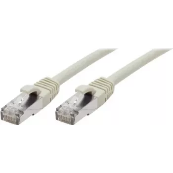 Exertis Connect CAT 6a S/FTP patch kabel, RJ45 na RJ45, 10 m, sivi 858410