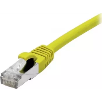 EXERTIS CONNECT 858418 Cat 6A S/FTP patch kabel, 0,3 m, žuti, Slim Boot