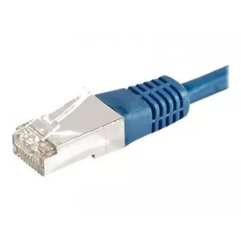 EXERTIS CONNECT Cat.6a F/UTP patch kabel, 1m, plavi, 10 Gbps 859518