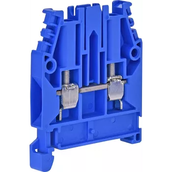 ETI ESC-CBC.4B Neutral Terminal Block, Single Level, 4 mm², 12 kV, Blue 003903045