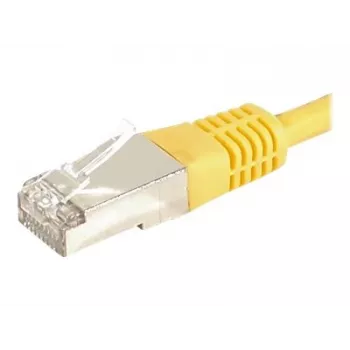 EXERTIS CONNECT Cat.6a F/UTP patch kabel, RJ45, žuti, 1,5 m, 10 Gbps 859564