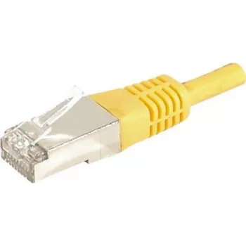 EXERTIS CONNECT Cat.6a F/UTP patch kabel, 20 m, žuti, 10 Gbps, Slim Snagless Boot 859571
