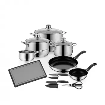 WMF Diadem Plus 10-dijelni set posuđa, srebrni 3201001275