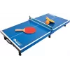 DONIC SCHILDKRÖT Mini stolnoteniski stol set, plavi, sklopivi, 68 x 33 x 9 cm, s 2 reketa, mrežicom, 2 loptice 838576