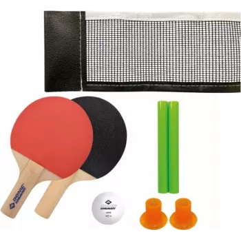 DONIC SCHILDKRÖT Mini stolnoteniski set - 2 FSC reketa (140 x 90 mm), loptica, mrežica 788460