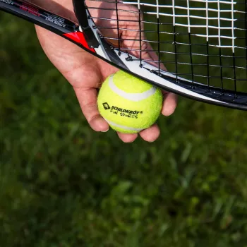 SCHILDKROT Tennis Balls, 3-Piece Set, Yellow, Reasonable Rebound for Hobby Play (970048)