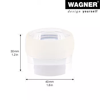 Wagner Design Yourself EH 5222 prozirni samoljepljivi graničnik vrata, promjer 40 mm, visina 22 mm 15522211