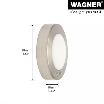 Wagner EH 5141 15514111 graničnik za vrata, cink tlačni lijev, puna guma