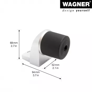 Wagner design yourself EH 5001 graničnik za vrata od cink tlačnog lijeva i plastike (15500111)