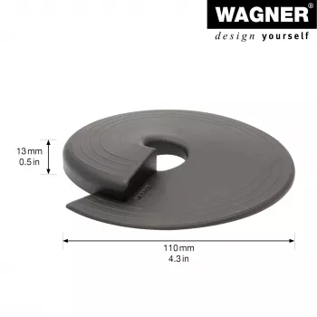 Wagner design yourself EH 6981 graničnik za vrata, samoljepljivi, prozirni, TPE, 38 mm promjer, 22 mm visina 15698101