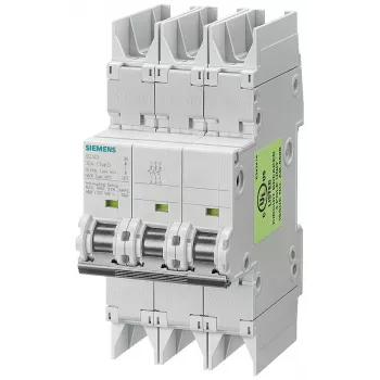 Siemens SENTRON 5SJ4 3-polni zaštitni prekidač strujnog kruga, C-karakteristika, 16 A, 6 kA, 400 V AC 5SJ43167HG42