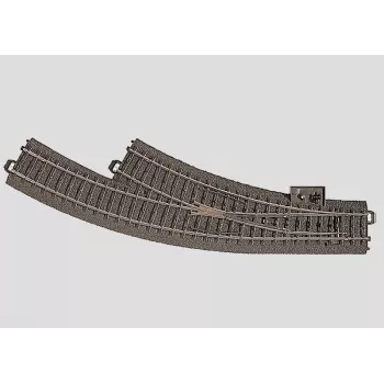 Märklin 24672 HO C-kolosijek zakrivljeni kolosijek R2 30° (12 po krugu)