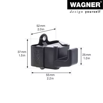 Wagner design yourself kuka za garderobu WH 2098 pojedinačna kuka crna 2 komada (15209802)