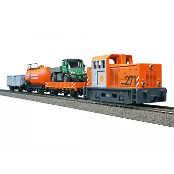 Märklin Start up 029296 H0 početni set komunalne službe s dizelskom ranžirnom lokomotivom i 2 vagona kipera