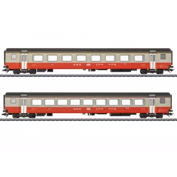 Märklin 42191 H0 set od 2 putnička vagona Swiss Express SBB-a