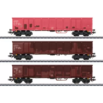 Märklin 047188 H0 vagon s stupovima i drvenim teretom, epoha IV DB, 3-vodni AC