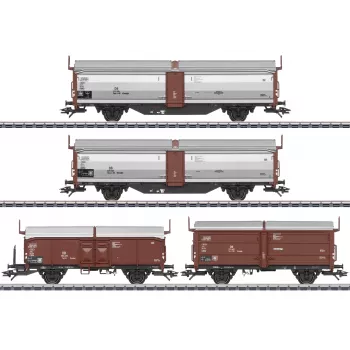 Märklin Tbes-t-66 set vagona s kliznim krovom i kliznim stijenkama (47301)