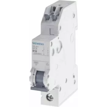 Siemens SENTRON 5SJ61167KS automatski osigurač 1-polni B16 6kA 230/400V AC