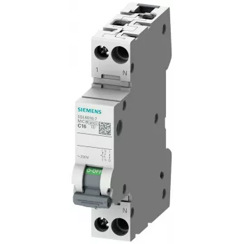 Siemens SENTRON 5SL6010-6 automatski osigurač, 1P+N, C10, 230V, 6kA