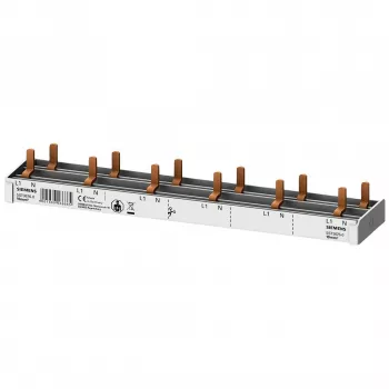 SIEMENS 5ST36760 sabirnica s iglama 10mm² 1P+N 12 modula, 6 AFDD + 6 komponenti