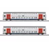 Märklin 043566 H0 set dvokatnih vagona SNCB M6 2. razred