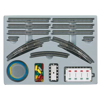 Märklin 08193 set za proširenje kolodvorskog kolosijeka T2, Z (1:220), novi srebro kolosijek