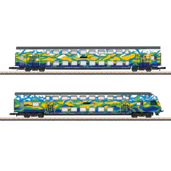 Märklin 87307 Z set dvokatnih vagona Touristik 2 DB AG (1:220, 2 vagona)