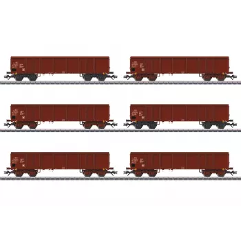 Märklin 046919 H0 AC pokriveni teretni vagon Gms 30 Deutsche Bundesbahn epoha III