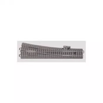 Märklin H0 C tračnica (s podlogom) 24712 skretnica, vitka, desna 236,1 mm (24712)